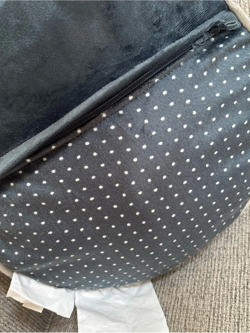 IKEA Gray and Black Cat Face Pillow cushion for bed or sofa new discontinued - Picture 9 of 16